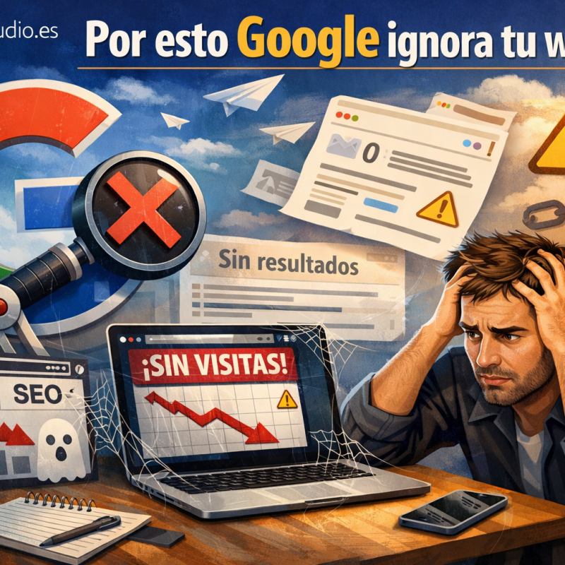 Estrategia de posicionamiento SEO de ClickStudio mostrando el crecimiento de ventas y dominio de mercado para una empresa en Terrassa.